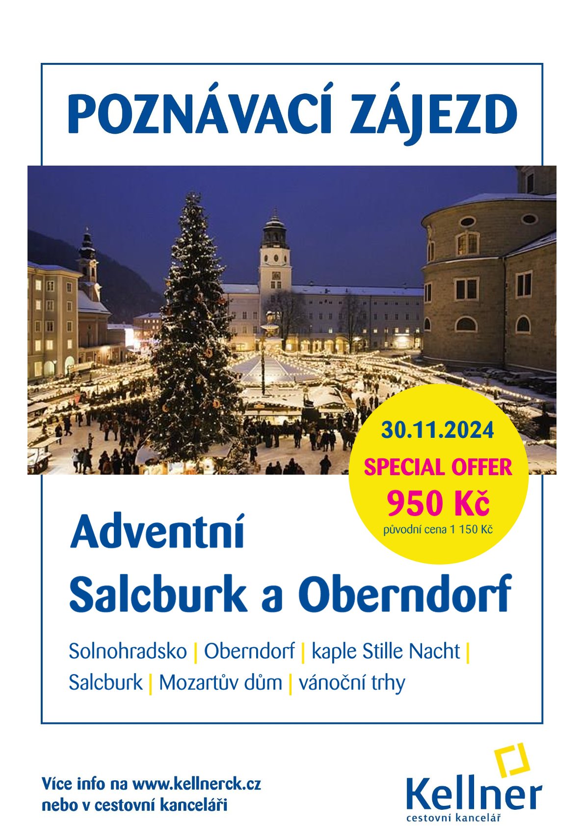 14. Adventní Salcburk a Oberndorf 30.11.2024